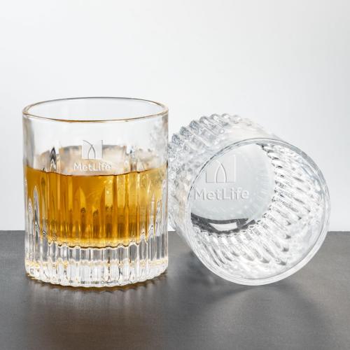 Custom Barware Glasses - Whisky Glasses - Caldari OTR - Deep Etch