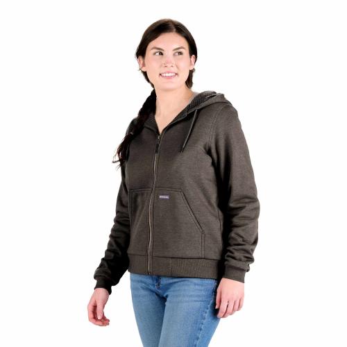 Custom Apparel - Hoodies and Fleece - Berne Heritage Grid Fleece-Lined Zip Sweatshirt - Women's - Apparel Digital Transfer