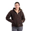 Berne Sherpa-Lined Softstone Duck Hooded Jacket - Embroidery