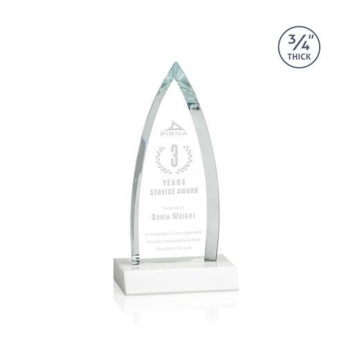 Awards and Plaques - Crystal Trophies - Valdes Fagan Peaks Crystal Trophy