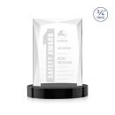 Cassidy on Alberton Base Black Rectangle Crystal Trophy