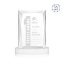 Cassidy on Alberton Base Fagan Rectangle Crystal Trophy