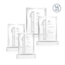 Cassidy on Alberton Base Fagan Rectangle Crystal Trophy - Crystal Trophies