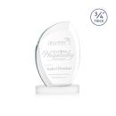 Oakes on Alberton Base Fagan Flame Crystal Trophy