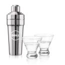 Milano Shaker & Steele Martini Set