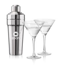 Milano Shaker & Barrera Martini Set - Cocktail Glasses
