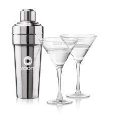 Milano Shaker & Barrera Martini Set - Cocktail Glasses