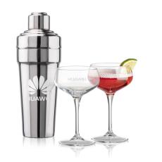 Milano Shaker & Grady Cocktail Set - Cocktail Glasses