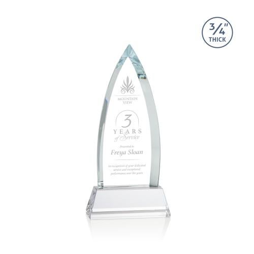 Awards and Plaques - Crystal Trophies - Valdes on Helton Clear Peaks Crystal Trophy