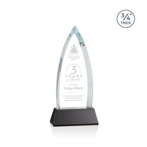 Awards and Plaques - Crystal Trophies - Valdes on Helton Black Peaks Crystal Trophy