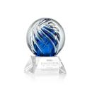 Truong on Cahill Base Clear Globe Glass Trophy
