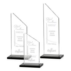 Mathews Black Peaks Crystal Trophy - Crystal Trophies