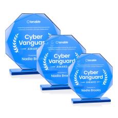 Cavendale Polygon Crystal Trophy - Crystal Trophies