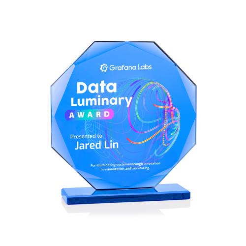 Awards and Plaques - Crystal Trophies - Cavendale Full Color Crystal Trophy