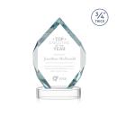 Diamond Diamond on Alberton Base Starfire Polygon Crystal Trophy