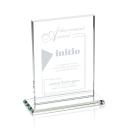 Roach Starfire (Vert) Rectangle Crystal Trophy