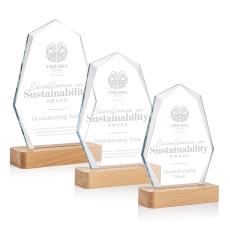 Andale Polygon Crystal Trophy - Crystal Trophies