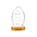Grossman on Alberton Base Amber Peaks Crystal Trophy