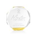 Acadian Gold Polygon Crystal Trophy