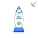 Fortier Full Color on Pruitt Base Sky Blue Peaks Crystal Trophy