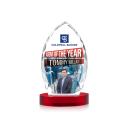 Grossman Full Color on Alberton Base Red Peaks Crystal Trophy