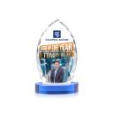 Grossman Full Color on Alberton Base Sky Blue Peaks Crystal Trophy