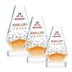 Mcleod Full Color on Alberton Base Clear Polygon Crystal Trophy - Custom Trophies