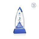 Valdes Full Color on Helton Blue Crystal Trophy