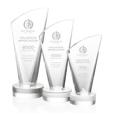 Bunch Clear Peaks Crystal Trophy - Crystal Trophies