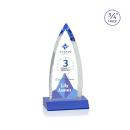 Valdes Full Color Blue Crystal Trophy