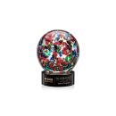 Knapp on Lockwood Base Black Globe Glass Trophy