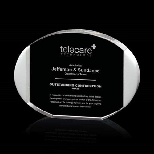 Awards and Plaques - Crystal Trophies - Lehman Circle Crystal Trophy