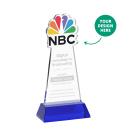 EdgeCraft on Hartford Base Blue (via Air) Unique Crystal Trophy