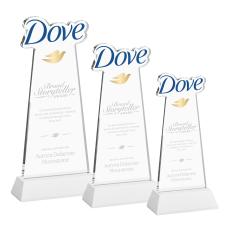 EdgeCraft on Hartford Base Fagan (via Air) Unique Crystal Trophy - Crystal Trophies