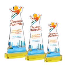 EdgeCraft Full Color on Alberton Base - Gold (via Air) - Custom Trophies