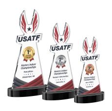 EdgeCraft Full Color on Alberton Base - Black (via Air) - Crystal Trophies