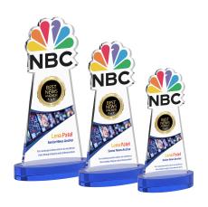 EdgeCraft Full Color on Alberton Base - Blue (via Air) - Crystal Trophies