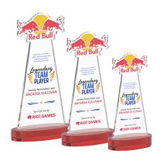 EdgeCraft Full Color on Alberton Base - Red (via Air) - Crystal Trophies