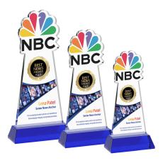 EdgeCraft Full Color on Hartford Base -Blue (via Air) - Custom Trophies