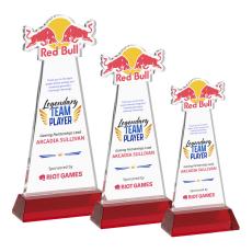 EdgeCraft Full Color on Hartford Base - Red (via Air) - Custom Trophies