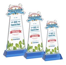 EdgeCraft Full Color on Hartford Base-Sky Blue (via Air) - Crystal Trophies