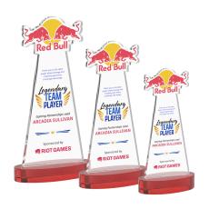 EdgeCraft Full Color on Alberton Base-Red (via Ocean) - Custom Trophies