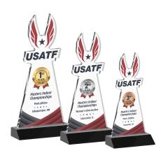 EdgeCraft Full Color on Mitered Base-Black (via Ocean) - Crystal Trophies