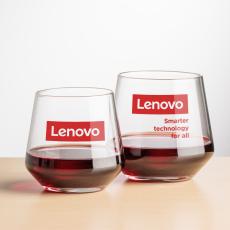 Ledford Stemless Wine - Imprinted - Wine Glasses