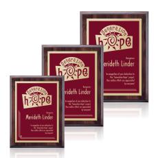 Houser Stark - Cherry/Burgundy - Wall Plaque Awards