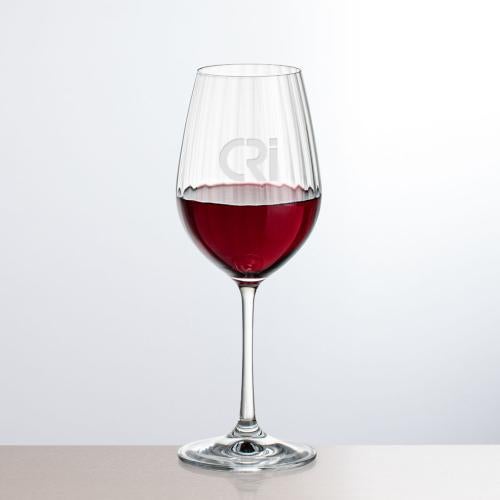 Custom Barware Glasses - Wine Glasses - Morales Wine - Deep Etch