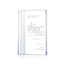 Haverton Blue Rectangle Acrylic Trophy