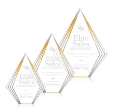 Brantley Gold Acrylic Trophy - Employee Awards