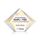 Crawford Full Color Gold Acrylic Trophy