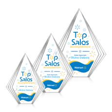 Brantley Full Color Clear Acrylic Trophy - Employee Awards